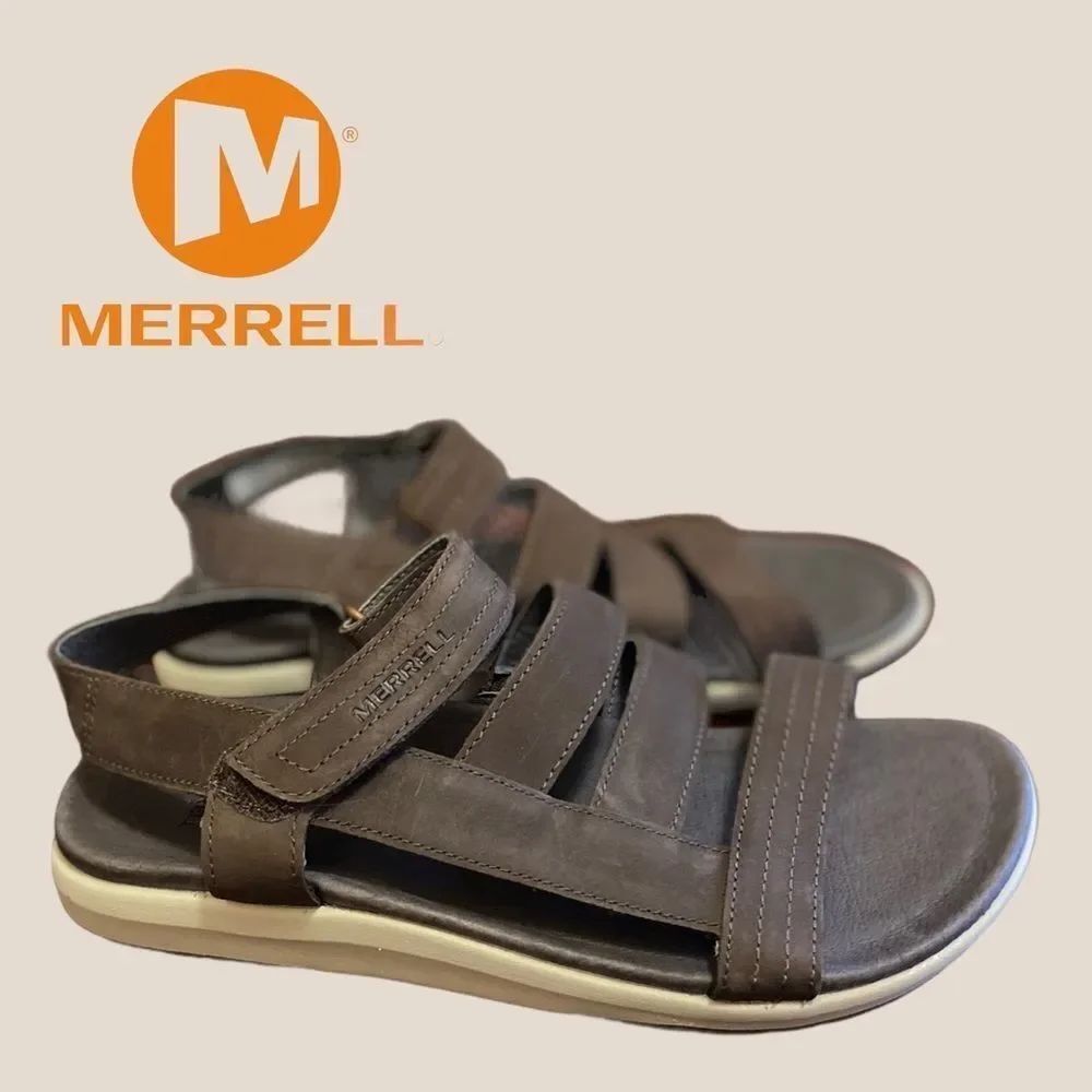 New Merrell Bracken Wrap Kalari Lore Leather Sandals 7